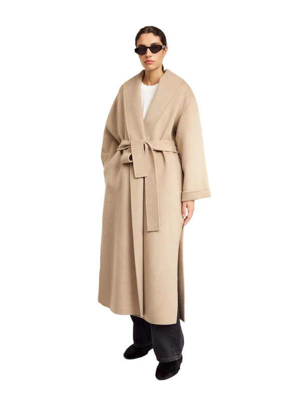 By Malene Birger Trullem Coat Grey/Brown Melange