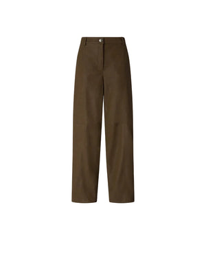 Pinko Straight Fit Nubuck Leather Effect