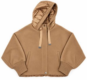 Hooded Jacket Camel
