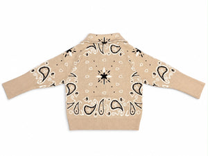 HEARTS Cardigan Bandana Beige