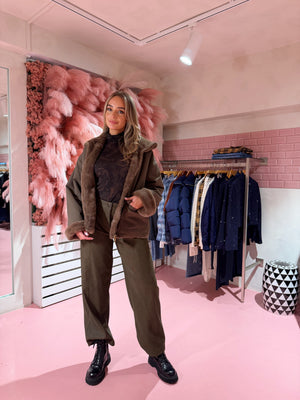 Hearts Parka Groen