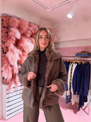 Hearts Parka Groen
