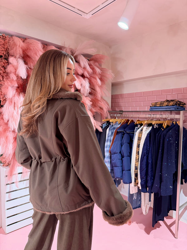 Hearts Parka Groen
