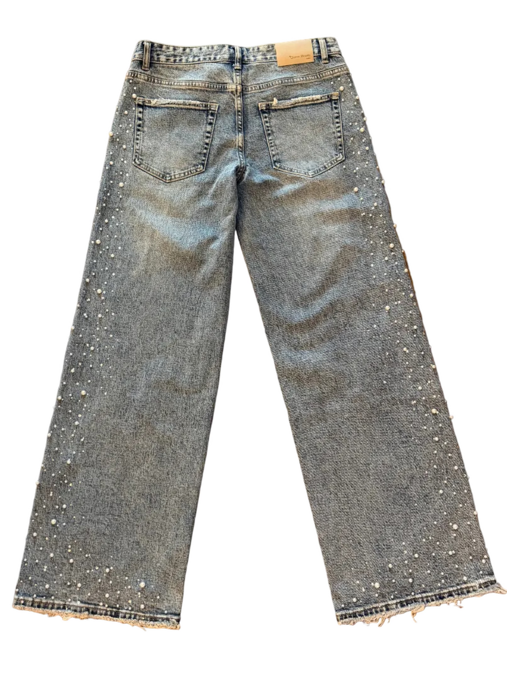 Queen Hearts – Pearl & Rhinestone Jeans