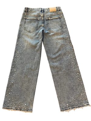 Queen Hearts – Pearl & Rhinestone Jeans
