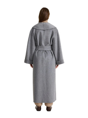 By Malene Birger Trullem Coat Grey - HEARTS Zandvoort