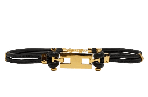 Elisabetta Franchi Belt Nero - HEARTS Zandvoort