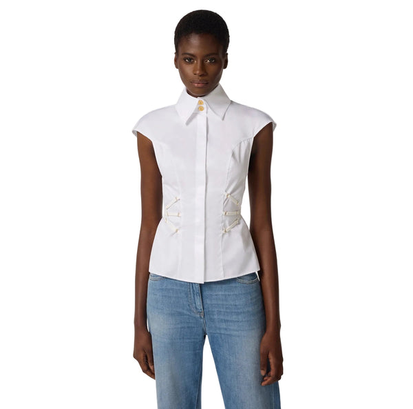 Elisabetta Franchi Blouse Bianco - My Store