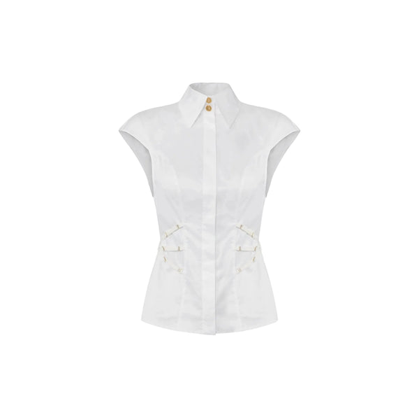 Elisabetta Franchi Blouse Bianco - My Store