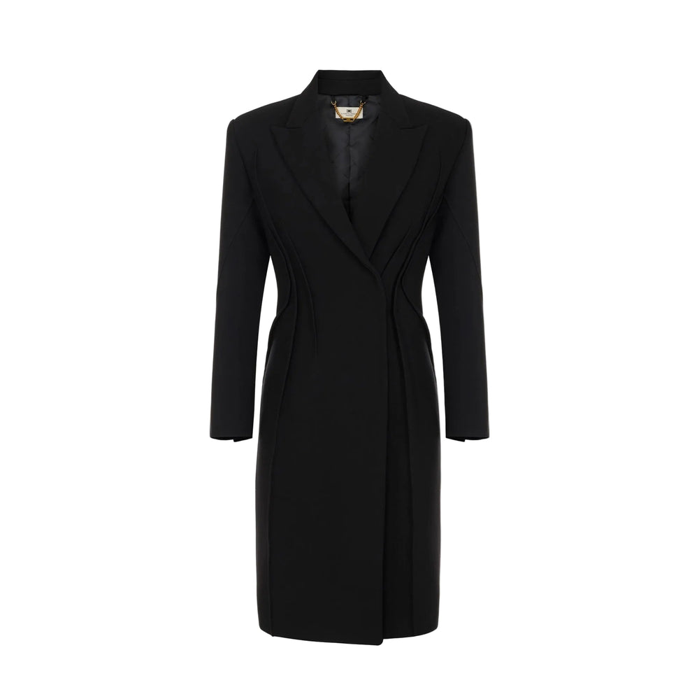 Elisabetta Franchi Coat Nero - HEARTS Zandvoort