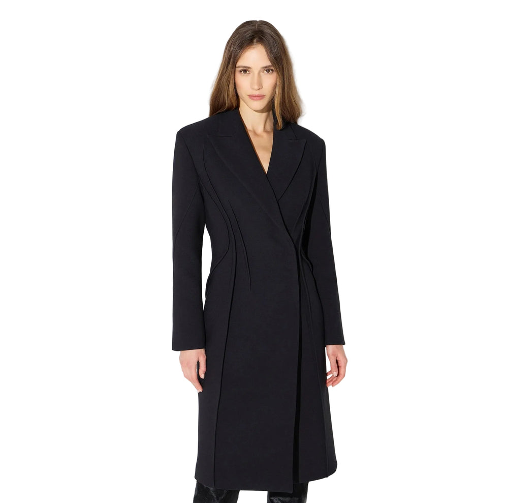 Elisabetta Franchi Coat Nero - HEARTS Zandvoort