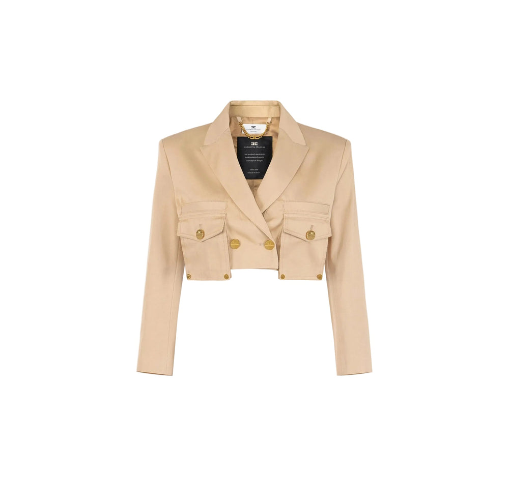 Elisabetta Franchi Jacket Cammello - My Store