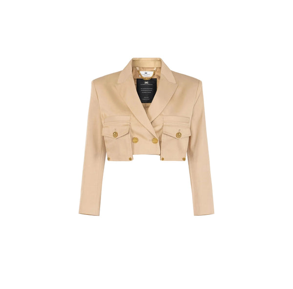 Elisabetta Franchi Jacket Cammello - My Store
