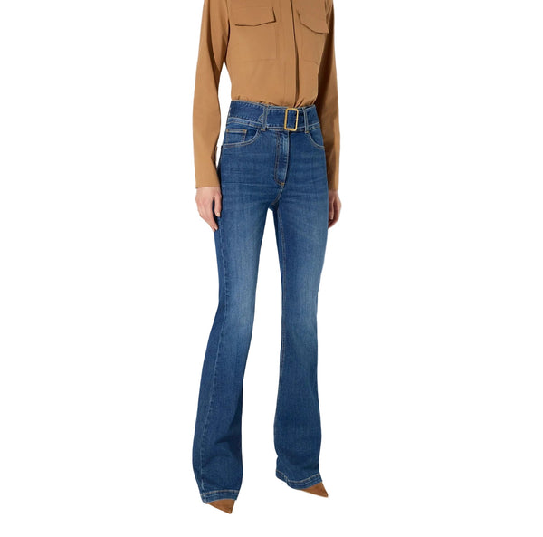 Elisabetta Franchi Jeans With Belt - HEARTS Zandvoort
