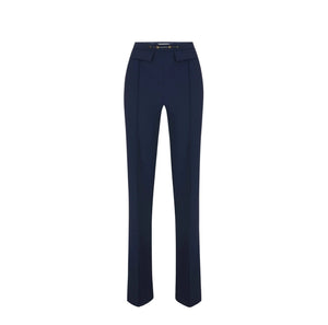 Elisabetta Franchi Palazzo Pants Midnight Blue - HEARTS Zandvoort