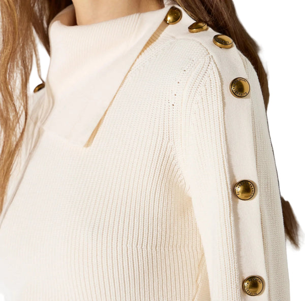Elisabetta Franchi Pullover Butter - HEARTS Zandvoort