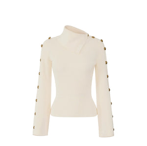 Elisabetta Franchi Pullover Butter - HEARTS Zandvoort