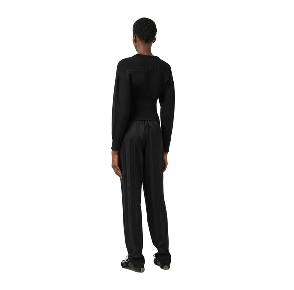 Elisabetta Franchi Satin Pants Nero - My Store