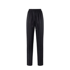Elisabetta Franchi Satin Pants Nero - My Store
