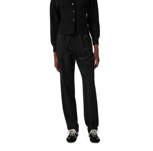 Elisabetta Franchi Satin Pants Nero - My Store