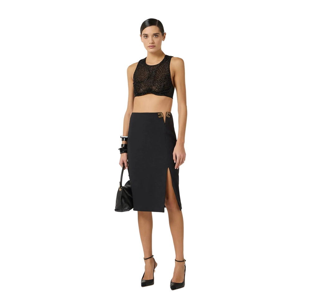 Elisabetta Franchi Skirt Nero - My Store