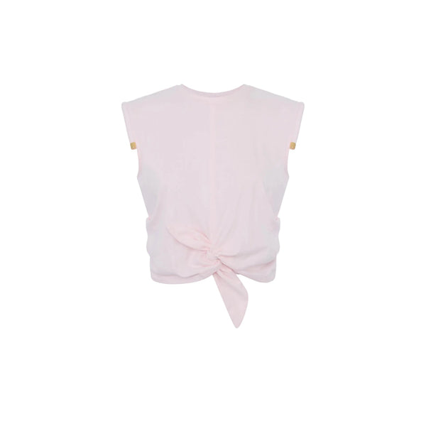 Elisabetta Franchi T-shirt Marshmallow - HEARTS Zandvoort
