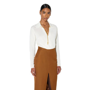 Elisabetta Franchi Tricot Body Burro - HEARTS Zandvoort