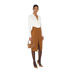 Elisabetta Franchi Tricot Body Burro - HEARTS Zandvoort