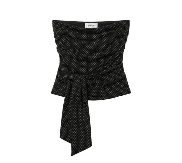 Herskind Molly Top Polka Black - HEARTS Zandvoort