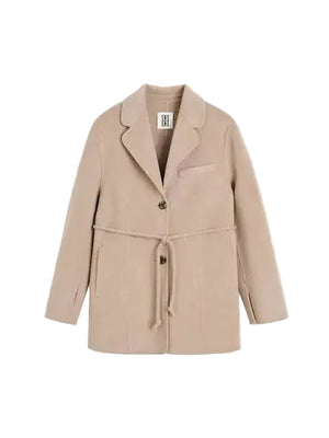 By Malene Birger Hellen Coat Grey Brown Melange