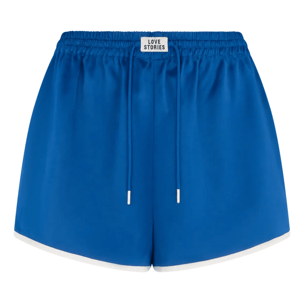 Love Stories Intimates Frankie Short Blue - HEARTS Zandvoort