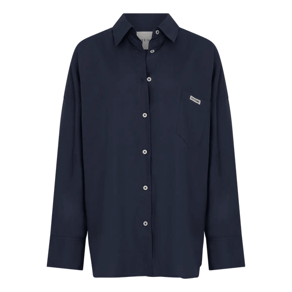 Love Stories Intimates Hailey Shirt Dark Blue - HEARTS Zandvoort