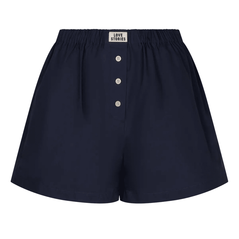 Love Stories Intimates James Short Dark Blue - HEARTS Zandvoort