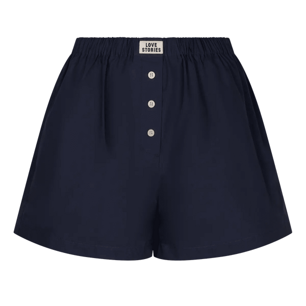 Love Stories Intimates James Short Dark Blue - HEARTS Zandvoort