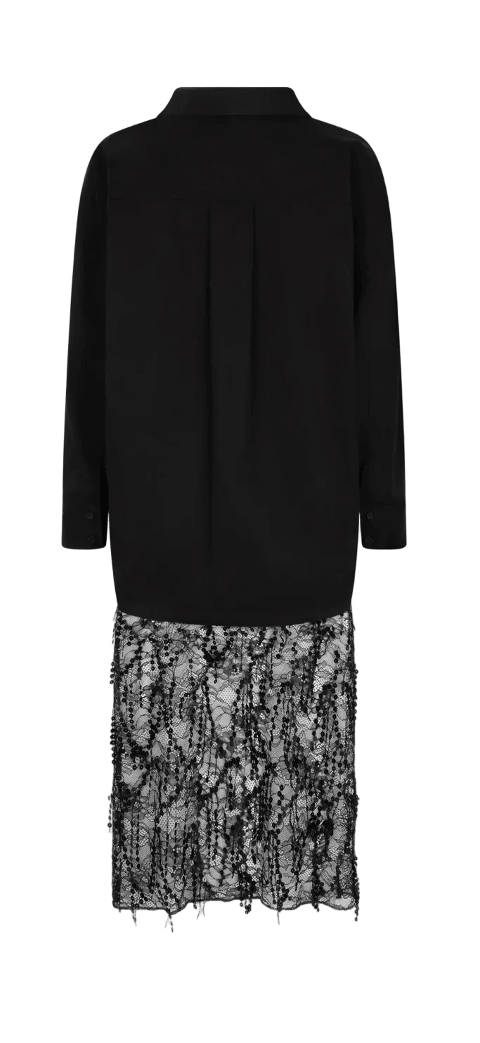 Love Stories Intimates Joey Dress Black - HEARTS Zandvoort