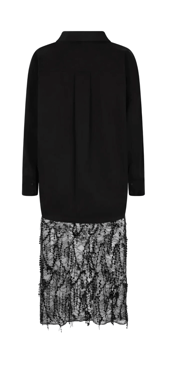 Love Stories Intimates Joey Dress Black - HEARTS Zandvoort