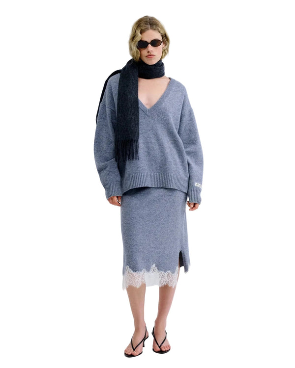 Love Stories Intimates Mia Skirt Grey - HEARTS Zandvoort