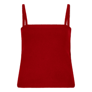 Love Stories Intimates Miranda + Camille Wool Blend Twinset Red - HEARTS Zandvoort