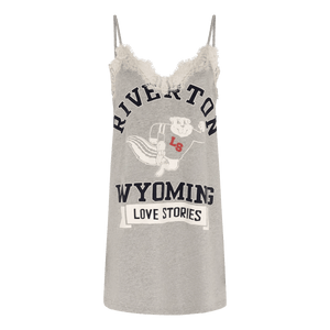 Love Stories Willow Slip Dress Grey - HEARTS Zandvoort