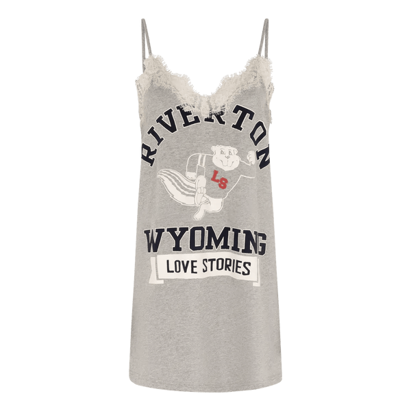 Love Stories Willow Slip Dress Grey - HEARTS Zandvoort