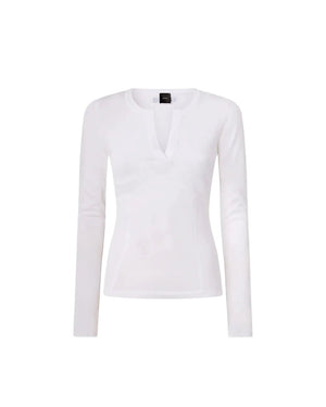 Pinko Asteroide Serafino Top White - My Store