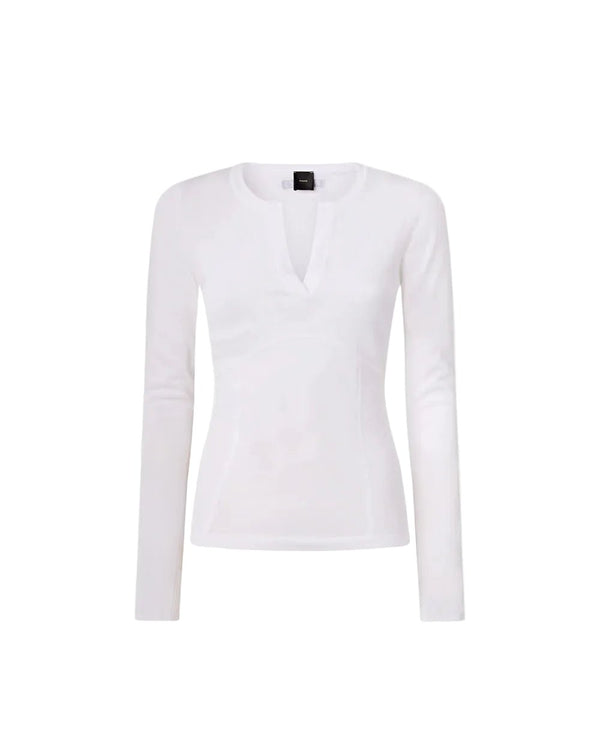 Pinko Asteroide Serafino Top White - My Store