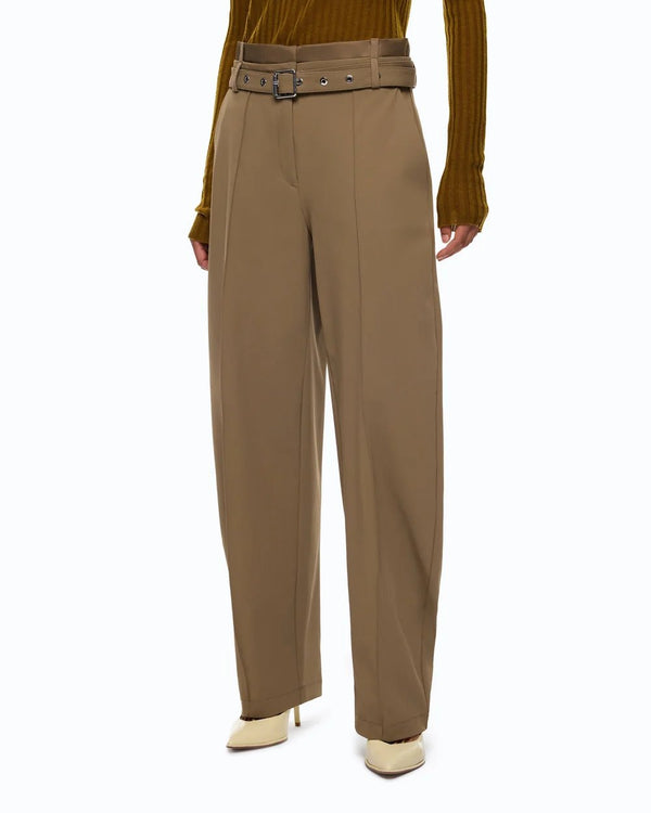 Pinko Barrel-Fit Trouser Green - HEARTS Zandvoort
