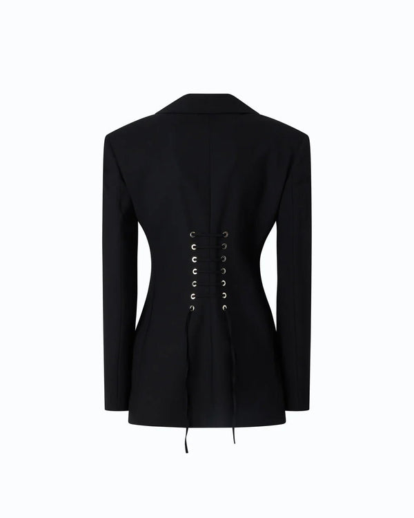 Pinko Blazer Black - HEARTS Zandvoort