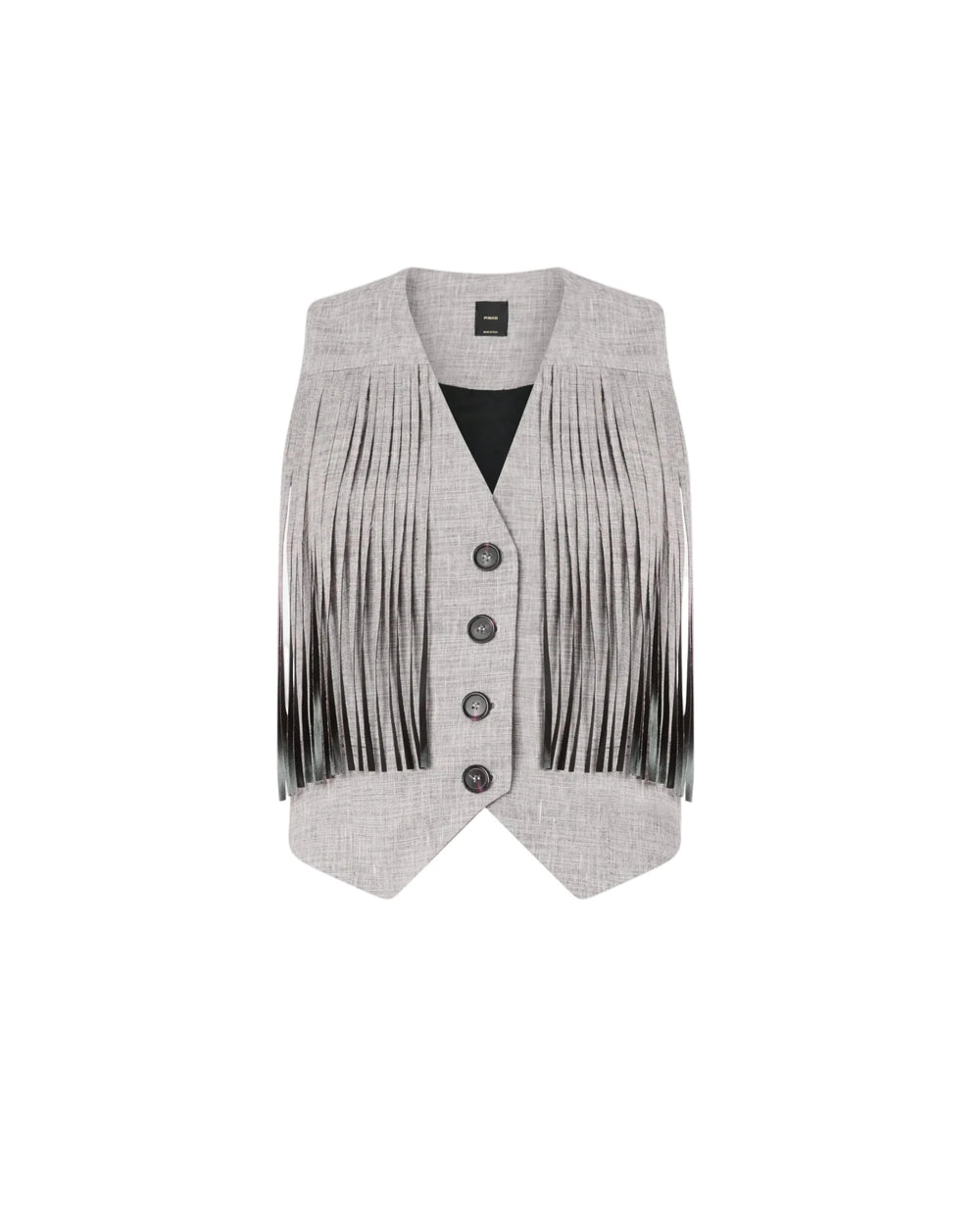 Pinko Boretto Gilet Black/White - My Store