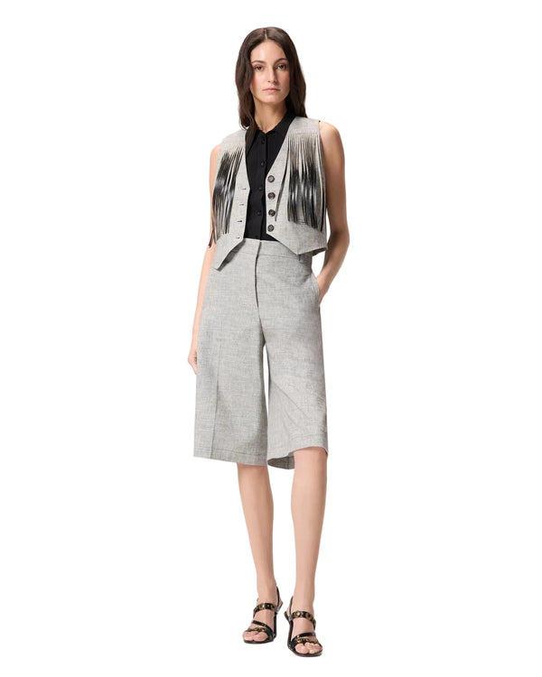 Pinko Boretto Gilet Black/White - My Store