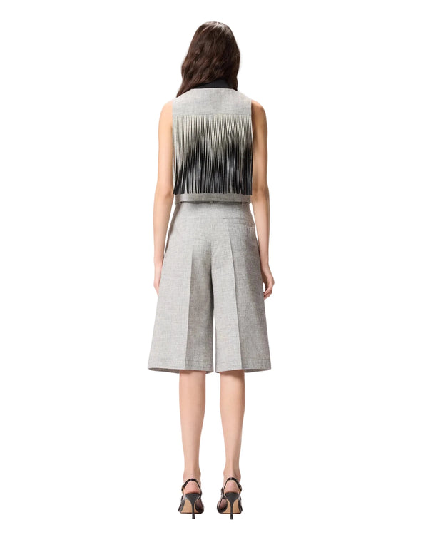 Pinko Boretto Gilet Black/White - My Store