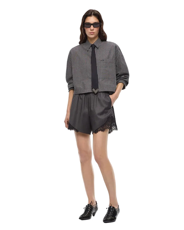 Pinko Carlina Cropped Blouse - HEARTS Zandvoort