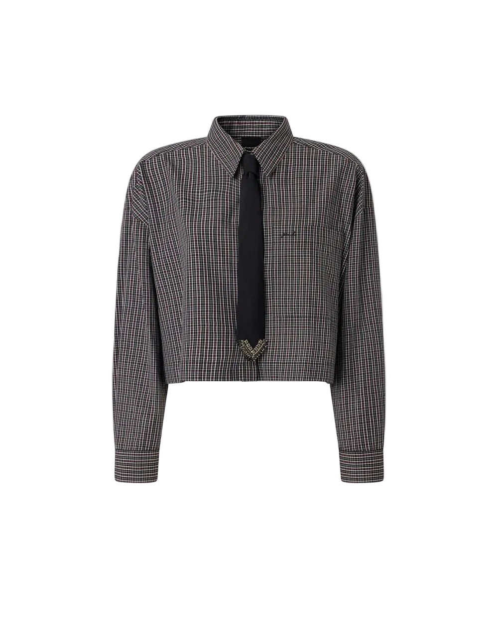 Pinko Carlina Cropped Blouse - HEARTS Zandvoort