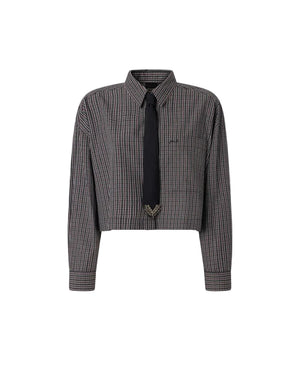 Pinko Carlina Cropped Blouse - HEARTS Zandvoort